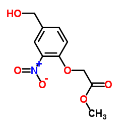 Methyl [4-(hydroxymethyl)-2-nitrophenoxy]acetate Structure