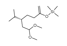 (R)-((5-isopropyl-7,7-dimethoxyhept-1-en-2-yl)oxy)trimethylsilane Structure