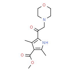 1H-Pyrrole-3-carboxylicacid,2,4-dimethyl-5-(4-morpholinylacetyl)-,methylester(9CI) picture