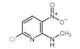 2-Methylamino-3-nitro-6-chloropyridine structure