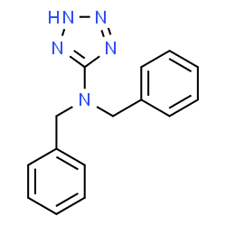 N,N-DIBENZYL-1H-1,2,3,4-TETRAAZOL-5-AMINE structure