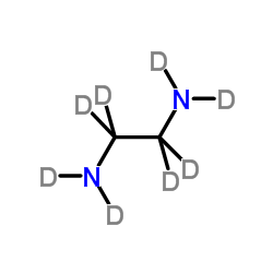 乙二胺-D8结构式