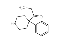 1-(4-phenyl-4-piperidyl)propan-1-one结构式