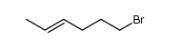 6-Bromo-2-hexene structure