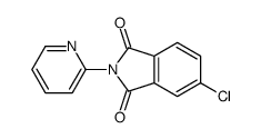 5-chloro-2-pyridin-2-ylisoindole-1,3-dione Structure