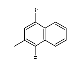 4-Brom-1-fluor-2-methyl-naphthalin结构式