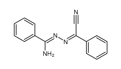 N'-(cyano-phenyl-methylene)-benzamidrazone结构式
