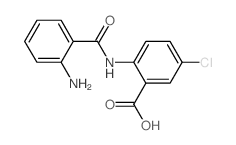 Benzoic acid,2-[(2-aminobenzoyl)amino]-5-chloro- Structure
