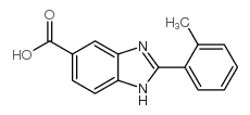 2-(2-methylphenyl)-3H-benzimidazole-5-carboxylic acid Structure