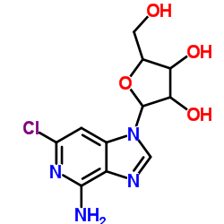 2-(5-amino-3-chloro-4,7,9-triazabicyclo[4.3.0]nona-1,3,5,7-tetraen-9-yl)-5-(hydroxymethyl)oxolane-3,4-diol picture
