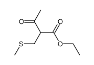 2-(methylsulfanyl-methyl)-acetoacetic acid ethyl ester Structure