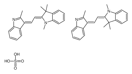 1,3,3-trimethyl-2-[2-(2-methyl-1H-indol-3-yl)vinyl]-3H-indolium sulphate (2:1) picture