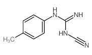 N-Cyano-N-(4-methylphenyl)guanidine structure