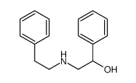 1-phenyl-2-(2-phenylethylamino)ethanol Structure