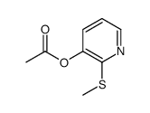 (2-methylsulfanylpyridin-3-yl) acetate Structure