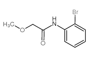 N-(2-溴苯)-2-甲氧基乙酰胺结构式