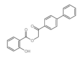Benzoic acid,2-hydroxy-, 2-[1,1'-biphenyl]-4-yl-2-oxoethyl ester picture