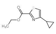 ETHYL 4-CYCLOPROPYL-1,3-THIAZOLE-2-CARBOXYLATE Structure