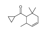 cyclopropyl-(2,6,6-trimethylcyclohex-3-en-1-yl)methanone结构式