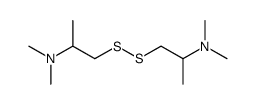 1,1'-disulfanediylbis(N,N-dimethylpropan-2-amine)结构式