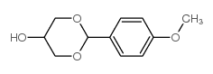 2-(4-methoxyphenyl)-1,3-dioxan-5-ol结构式