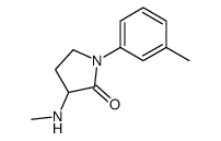 3-(methylamino)-1-(3-methylphenyl)pyrrolidin-2-one Structure