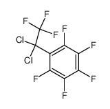 (1,1-dichloro-2,2,2-trifluoroethyl)pentafluorobenzene Structure