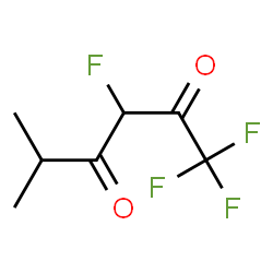 2,4-Hexanedione,1,1,1,3-tetrafluoro-5-methyl-(9CI) structure