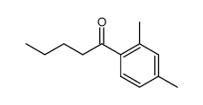 1-(2,4-dimethyl-phenyl)-pentan-1-one结构式