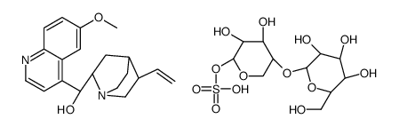 Quinidine Arabino Galactan Sulfate结构式