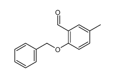 2-(Benzyloxy)-5-methylbenzaldehyde Structure