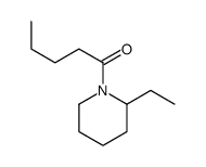 1-(2-ethylpiperidin-1-yl)pentan-1-one Structure