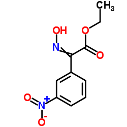 Ethyl (hydroxyimino)(3-nitrophenyl)acetate structure