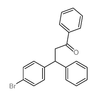 1-Propanone,3-(4-bromophenyl)-1,3-diphenyl-结构式