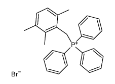 (2,3,6-trimethylbenzyl)triphenylphosphonium bromide Structure