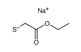ethyl thioglycolate sodium salt Structure