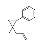 2-methyl-3-phenyl-2-prop-2-enylazirine Structure