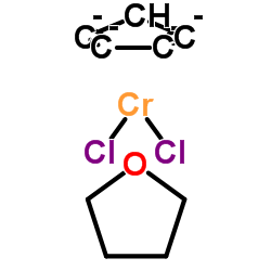 cyclopenta-1,3-diene; dichlorochromium; oxolane结构式