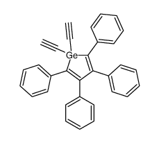 1,1-diethynyl-2,3,4,5-tetraphenylgermole Structure