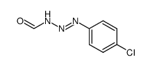 1-(p)-Chlorophenyl-3-formyl-triazene结构式