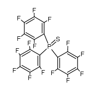 Tris(pentafluorophenyl)phosphine sulfide Structure