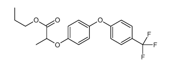 propyl 2-[4-[4-(trifluoromethyl)phenoxy]phenoxy]propanoate Structure