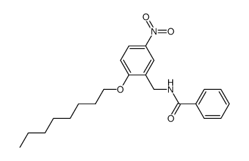 N-(5-nitro-2-(octyloxy)benzyl)benzamide Structure