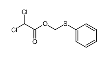 (phenylthio)methyl 2,2-dichloroacetate结构式