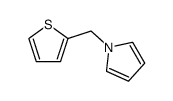 1-(thiophen-2-ylmethyl)-1H-pyrrole结构式