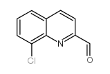 8-CHLORO-QUINOLINE-2-CARBALDEHYDE structure