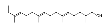 2,6,10,14-tetramethylhexadeca-5,9,13-trien-1-ol Structure