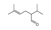 5-methyl-2-propan-2-ylhex-4-enal结构式