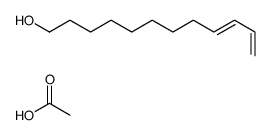 Acetic acid dodeca-9,11-dienyl ester结构式