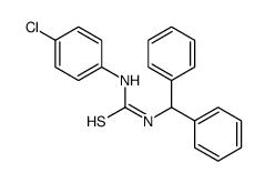1-benzhydryl-3-(4-chlorophenyl)thiourea结构式